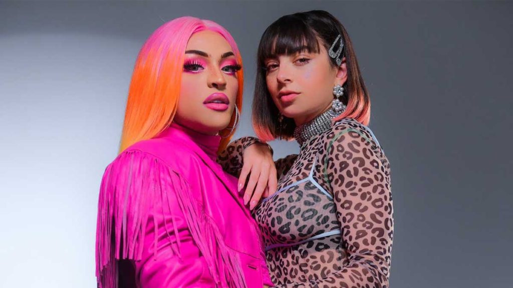 screen shot "Flash Pose" music video featuring Pabllo Vittar and Charli XCX.