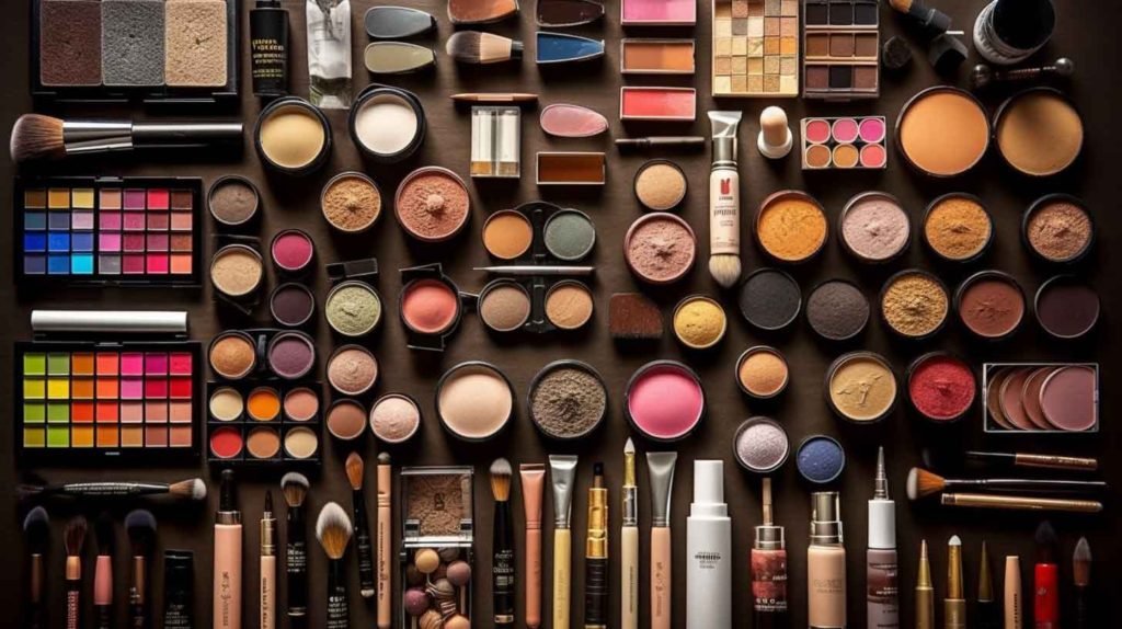 Variety of long-lasting makeup products