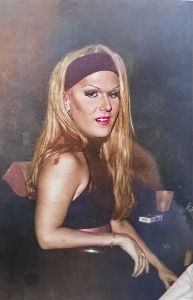 jenni p in her early days of drag 