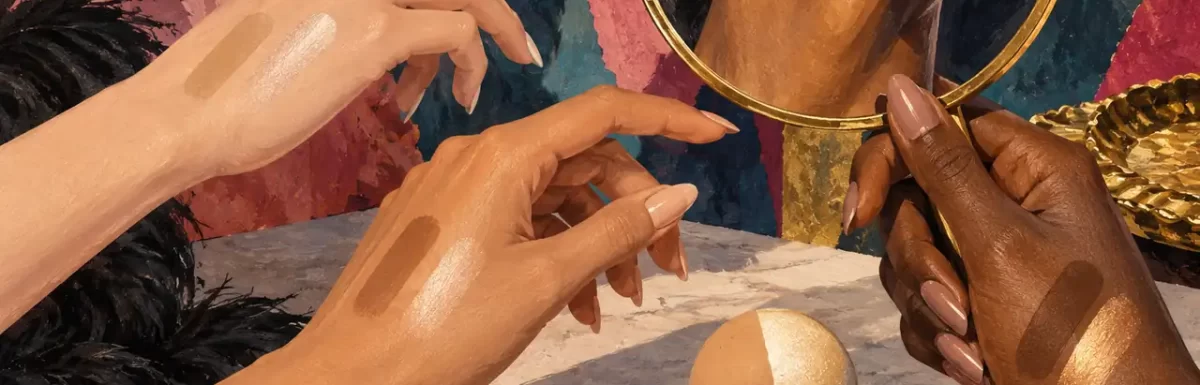 An illustrated study of shade matching, matte coverage and reflected light.