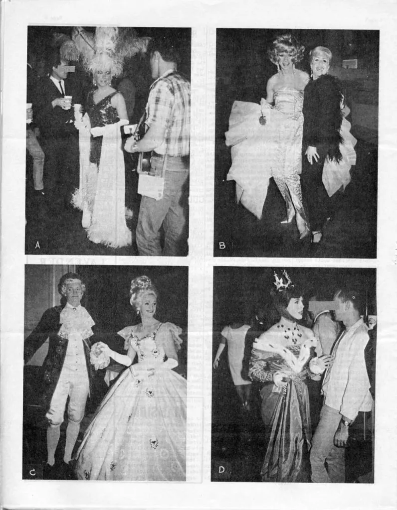 Timeline of drag queen history