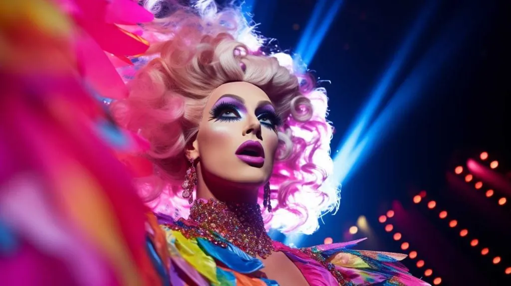 Drag queen serving realness